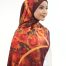 SATIN SHAWL BRAVO BURGUNDY 2