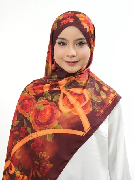 SATIN SHAWL BRAVO BURGUNDY 4