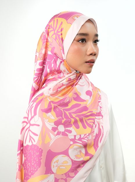 SATIN SHAWL CITRUS 2