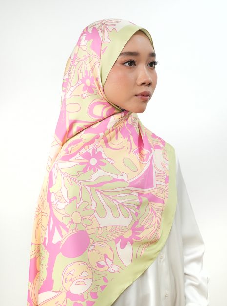 SATIN SHAWL HONEYDEW 1