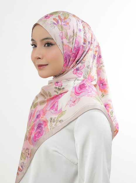 SATIN SHAWL PINK HAZE 2