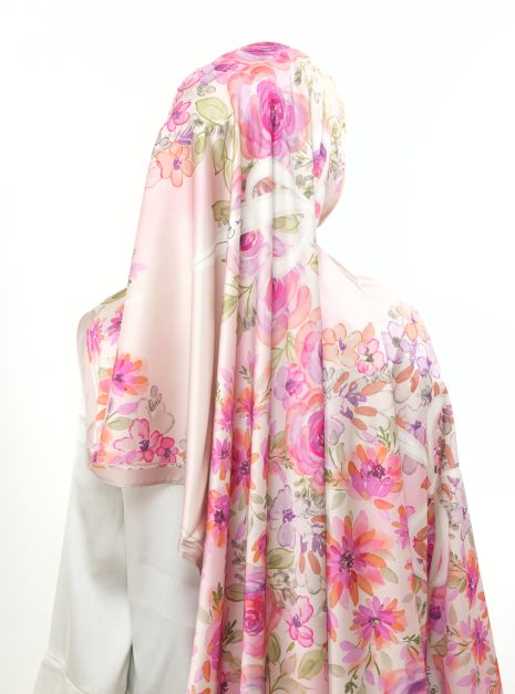 SATIN SHAWL PINK HAZE 4