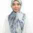 SQ COTTON VOILE BORDERING BLUE 1