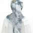 SQ COTTON VOILE BORDERING BLUE 4