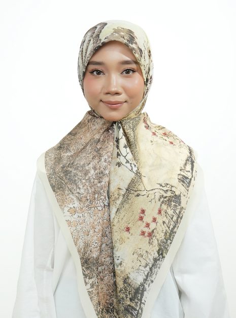 SQ COTTON VOILE BROWN SUGAR 1