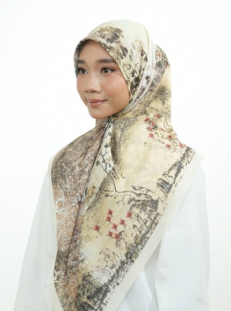 SQ COTTON VOILE BROWN SUGAR 2