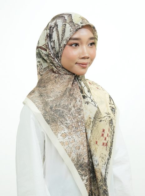 SQ COTTON VOILE BROWN SUGAR 3