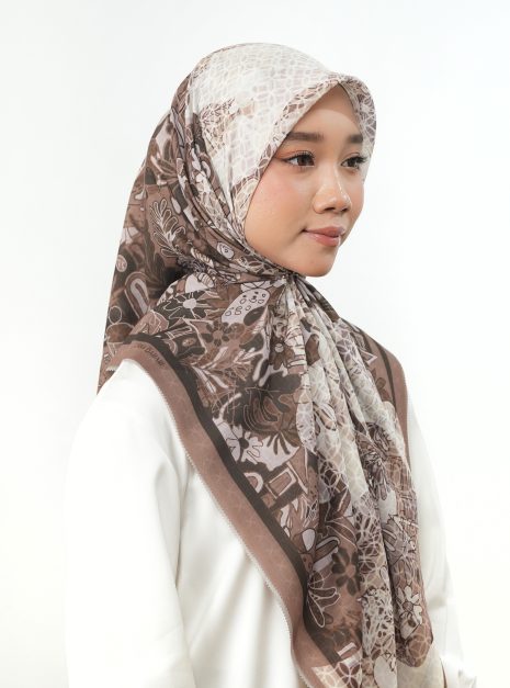 SQ COTTON VOILE ESPRESSO 1